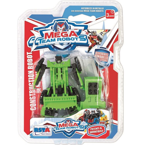 Mega Team átalakítható robotok, 4 variáció - Die cast