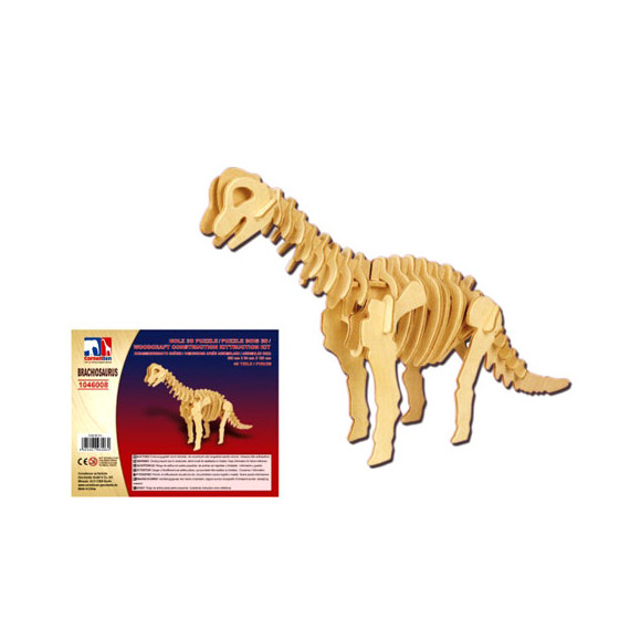 Brachiosaurus 3d puzzle - fa, natúr