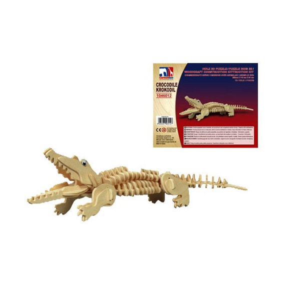 Krokodil 3d fa puzzle - ConellBen