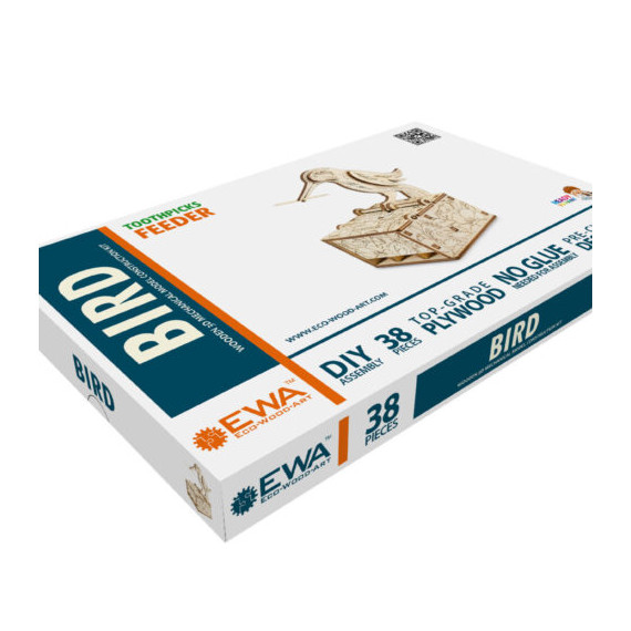 Prémium 3D fa puzzle - madár