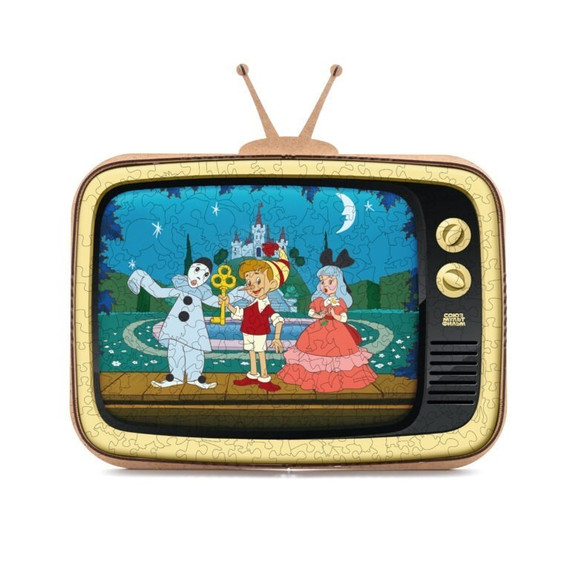 Prémium fa puzzle mese - Pinokkió - Soyuzmultfilm