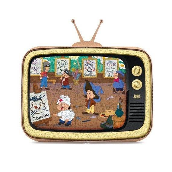 Prémium fa puzzle mese - Nyeznajka kalandjai - Soyuzmultfilm Prémium fa puzzle mese - Nyeznajka kalandjai - Soyuzmultfilm