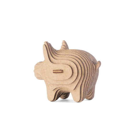 Prémium 3D fa puzzle - malac mini