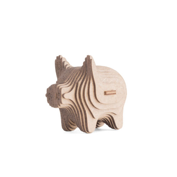 Prémium 3D fa puzzle - malac mini