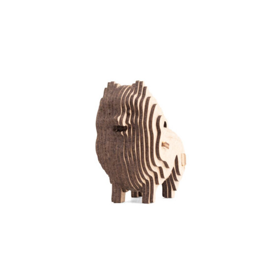 Prémium 3D fa puzzle - kutya mini