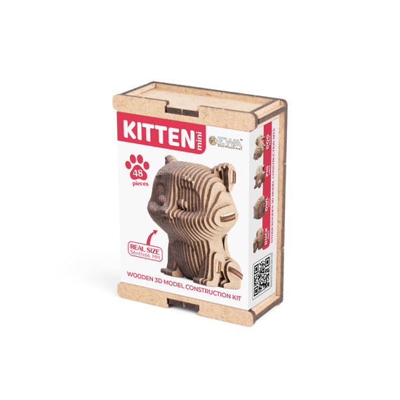 Prémium 3D fa puzzle - cica mini