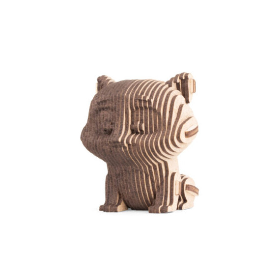 Prémium 3D fa puzzle - cica mini