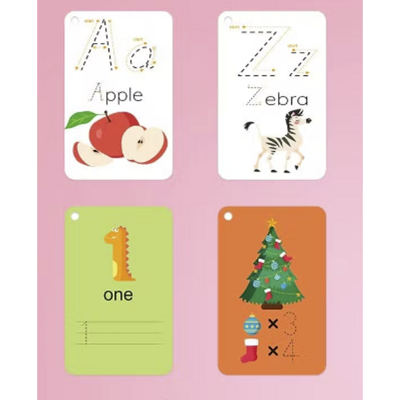 Vonalvezető - Számok és betűk (Pen Control Flash Cards - Numbers and Letters- - Panda Juniors) Vonalvezető - Számok és betűk (Pen Control Flash Cards - Numbers and Letters- - Panda Juniors)