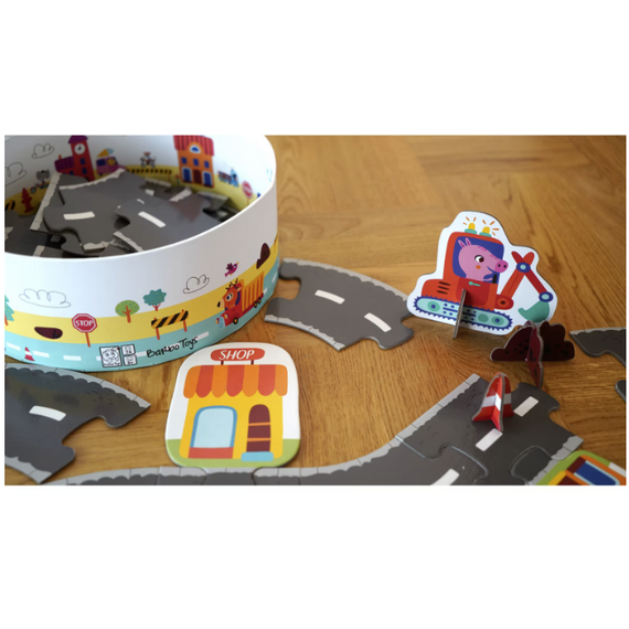 Az én utam - padló puzzle - fejlesztő játék (My Big Road Puzzle) Az én utam - padló puzzle - fejlesztő játék (My Big Road Puzzle)