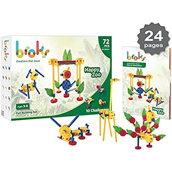 Broks - Happy Zoo - Fejlesztő, építőjáték