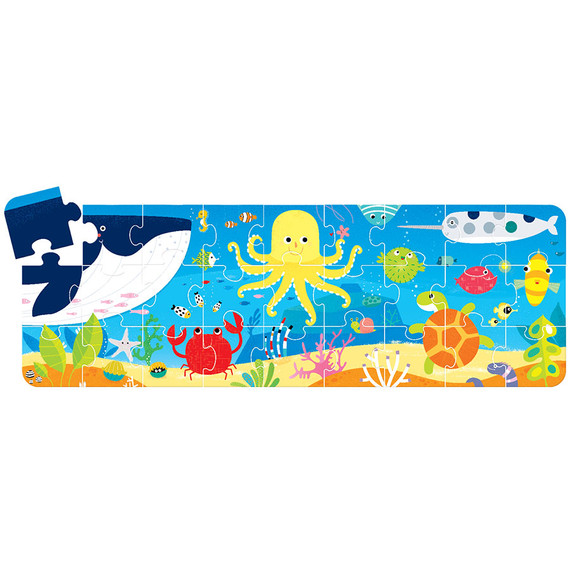 Banana Panda oktató puzzle, hosszúkás kirakó - Óceán