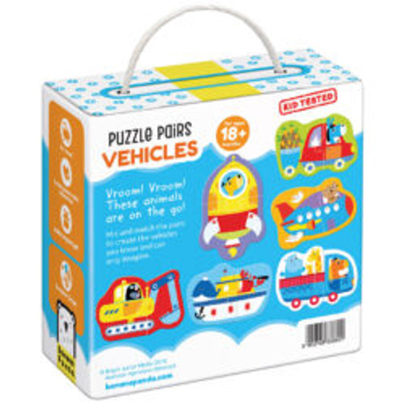 Banana Panda oktató puzzle, járművek , 6 nagyméretű járgány Banana Panda oktató puzzle, járművek , 6 nagyméretű járgány