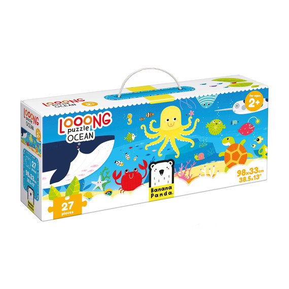 Banana Panda oktató puzzle, hosszúkás kirakó - Óceán