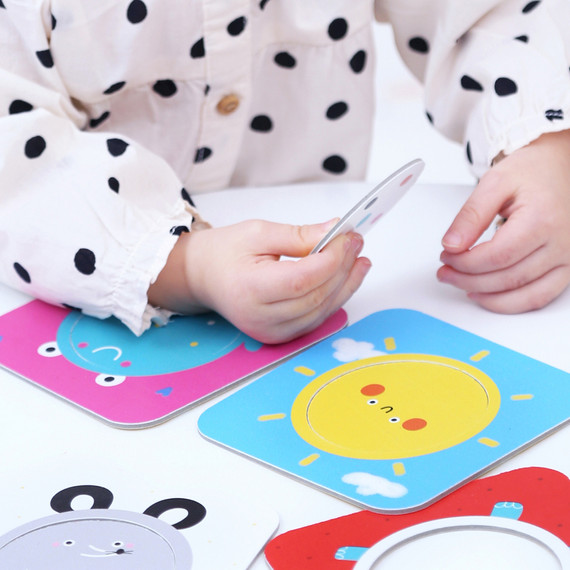 Banana Panda oktató puzzle, első formák- körök