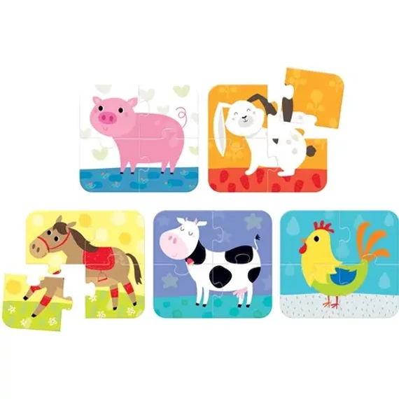 Banana Panda oktató puzzle 2 éves kortól - Állatok