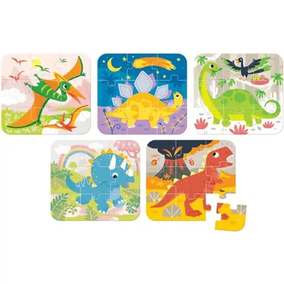 Banana Panda oktató puzzle - Dínók