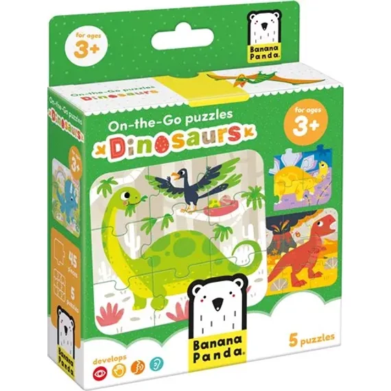 Banana Panda oktató puzzle - Dínók