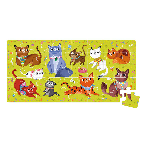 Banana Panda oktató puzzle - Szeretem a cicákat!