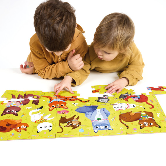 Banana Panda oktató puzzle - Szeretem a cicákat!
