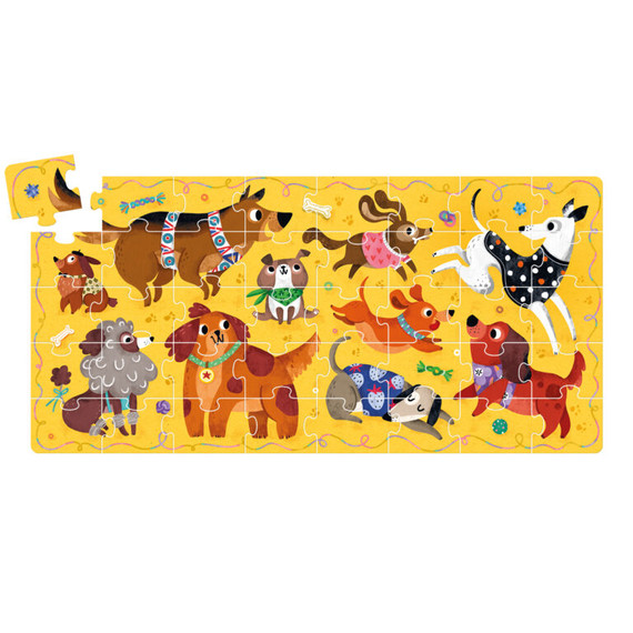 Banana Panda oktató puzzle - Szeretem a kutyákat!