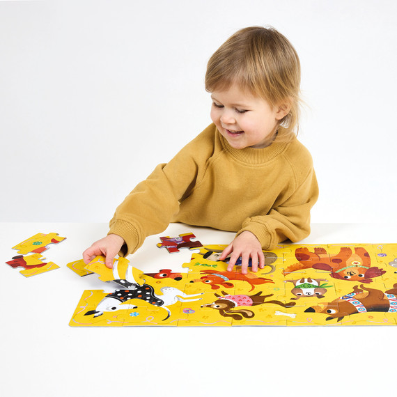 Banana Panda oktató puzzle - Szeretem a kutyákat!