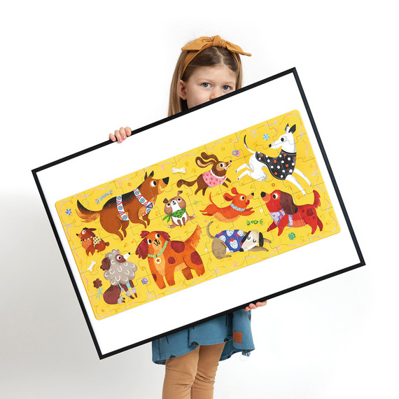 Banana Panda oktató puzzle - Szeretem a kutyákat!