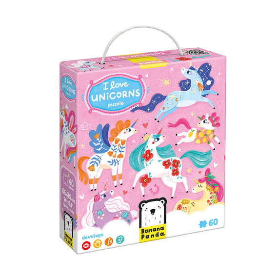 Banana Panda oktató puzzle - Szeretem az unikornisokat! Banana Panda oktató puzzle - Szeretem az unikornisokat!