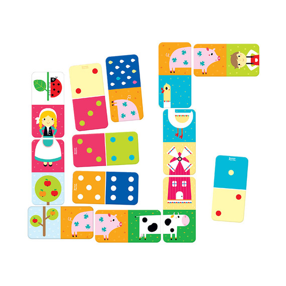 Farm dominó - (Farm Dominoes - Banana Panda) Farm dominó - (Farm Dominoes - Banana Panda)