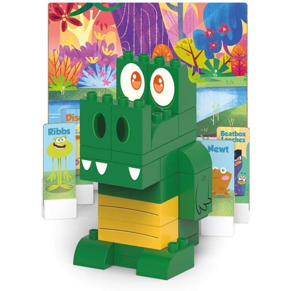 Swampies - Gator - LEGO DUPLO kompatibilis építőkészlet Swampies - Gator - LEGO DUPLO kompatibilis építőkészlet