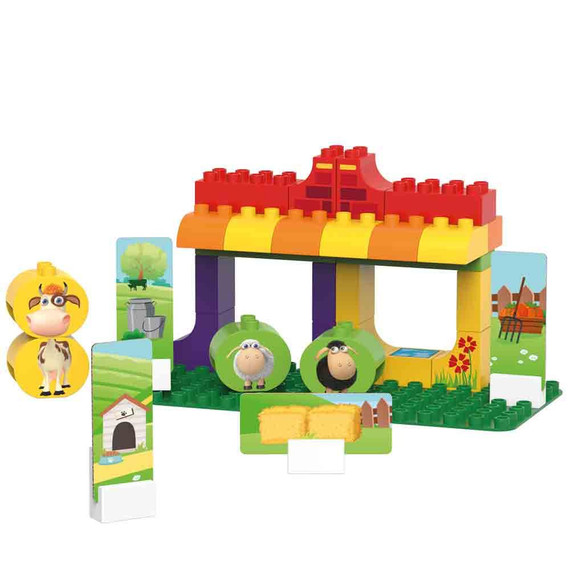 Biobuddi - Építőjáték - Farm(konstruáló játék) - A játék LEGO DUPLO kompatibilis
