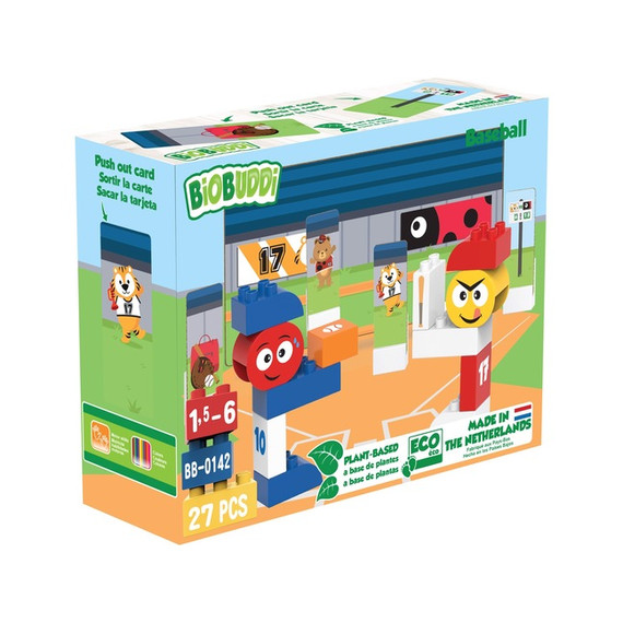 Biobuddi - Építőjáték - Baseball (konstruáló játék) - A játék LEGO DUPLO kompatibilis. Biobuddi - Építőjáték - Baseball (konstruáló játék) - A játék LEGO DUPLO kompatibilis.