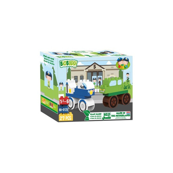 Biobuddi - Építőjáték - Bankrablós (konstruáló játék) - A játék LEGO DUPLO kompatibilis. Biobuddi - Építőjáték - Bankrablós (konstruáló játék) - A játék LEGO DUPLO kompatibilis.