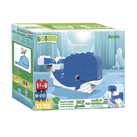 Biobuddi - Építőjáték - Bálna (konstruáló játék) - A játék LEGO DUPLO kompatibilis. Biobuddi - Építőjáték - Bálna (konstruáló játék) - A játék LEGO DUPLO kompatibilis.