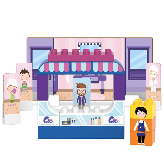 Biobuddi - Építőjáték - Butik (konstruáló játék) - A játék LEGO DUPLO kompatibilis. Biobuddi - Építőjáték - Butik (konstruáló játék) - A játék LEGO DUPLO kompatibilis.