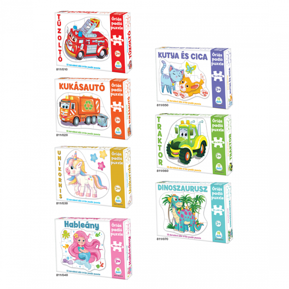 Óriás padló puzzle - Többféle - Dohány Toys