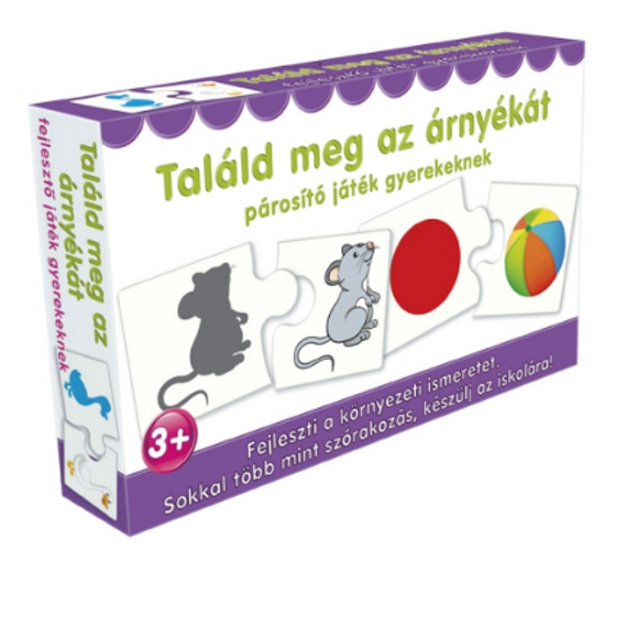 Párosító puzzle - fejlesztő játék-Találd meg az árnyékát (Dohi) Párosító puzzle - fejlesztő játék-Találd meg az árnyékát (Dohi)