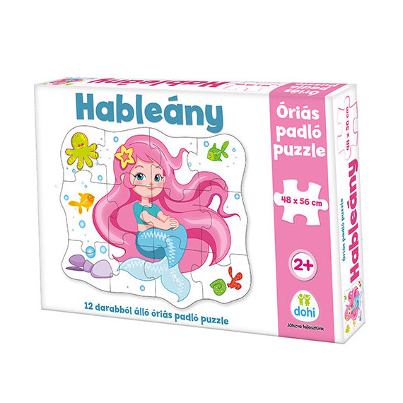 Óriás padló puzzle - Dohány Toys - Hableány