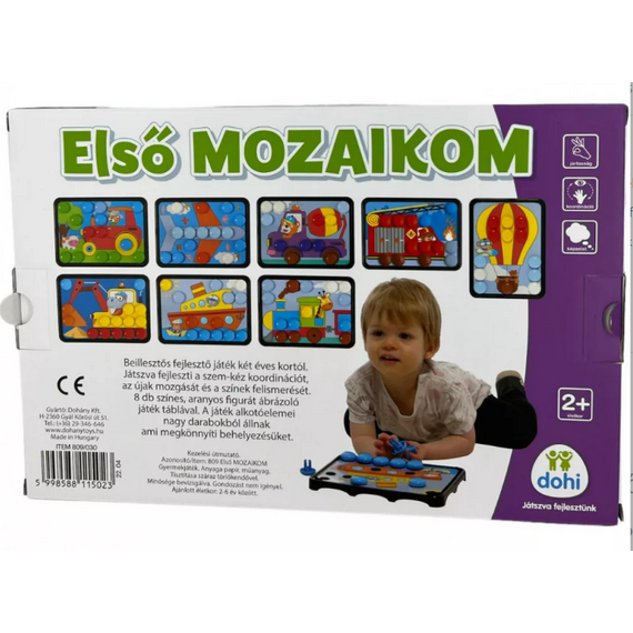 Első mozaikom - Beillesztős fejlesztőjáték több témavariációban (Dohi) Első mozaikom - Beillesztős fejlesztőjáték több témavariációban (Dohi)