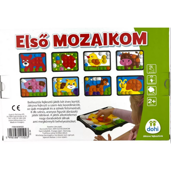 Első mozaikom - Beillesztős fejlesztőjáték több témavariációban (Dohi) Első mozaikom - Beillesztős fejlesztőjáték több témavariációban (Dohi)