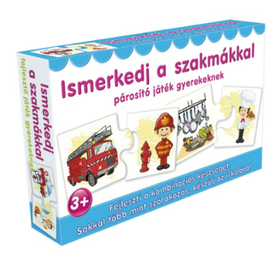 Párosító puzzle - fejlesztő játék -Ismerkedj a szakmákkal (Dohi) Párosító puzzle - fejlesztő játék -Ismerkedj a szakmákkal (Dohi)