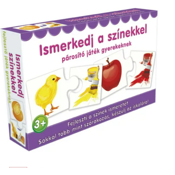 Párosító puzzle - fejlesztő játék-Ismerkedj a színekkel (Dohi) Párosító puzzle - fejlesztő játék-Ismerkedj a színekkel (Dohi)