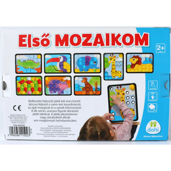 Első mozaikom - Beillesztős fejlesztőjáték több témavariációban (Dohi) Első mozaikom - Beillesztős fejlesztőjáték több témavariációban (Dohi)
