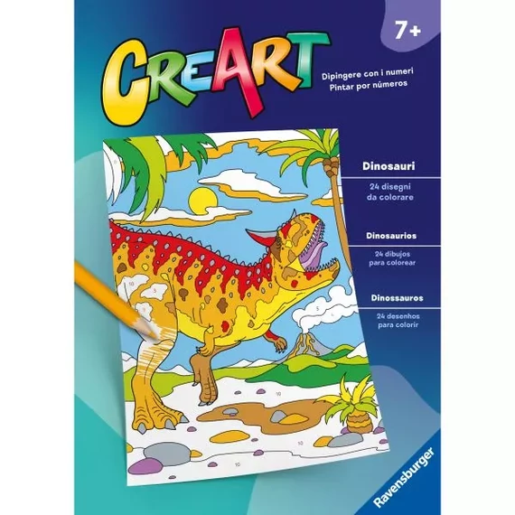 Creart Színező füzet - dinoszauruszok