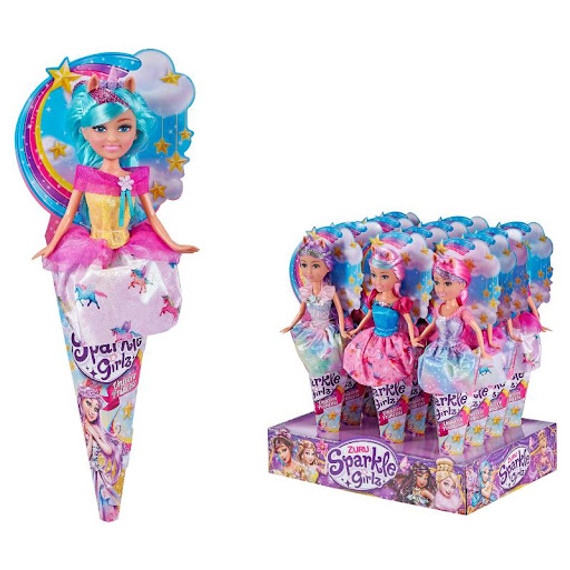 Sparkle Girlz baba tölcsérben - 26 cm