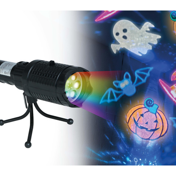 Led projektor 22 cm állványra szerelhető elemekkel / usb-vel