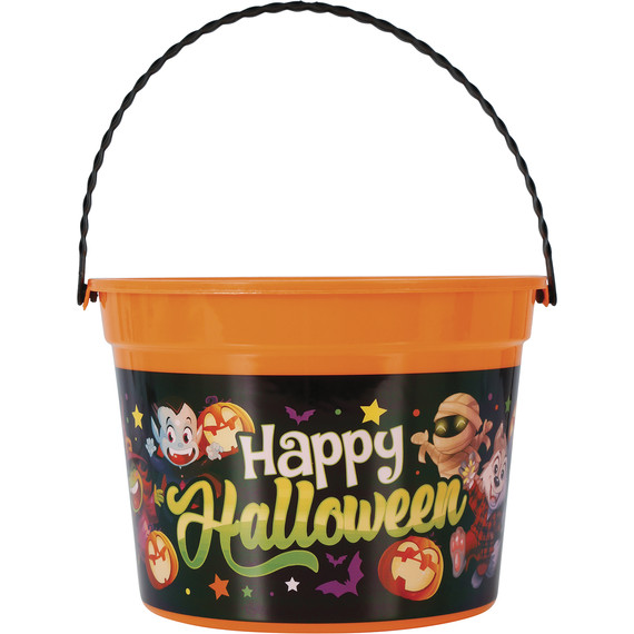 Halloween vödör - Happy Halloween, 18x16 cm