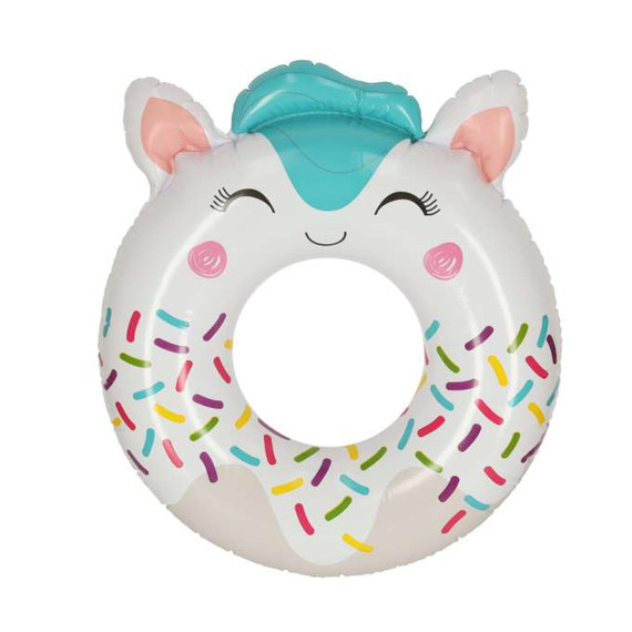 Intex fehér,állatos,cicás úszógumi 76 cm , 8-14 év