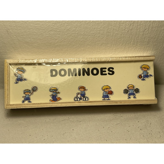 Fa dominó készlet - sportok - mini