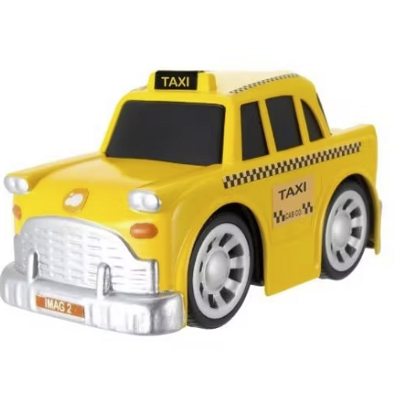 Imaginarium - Comic-Cars! Taxi játékautó, öntött fém, képregény modell