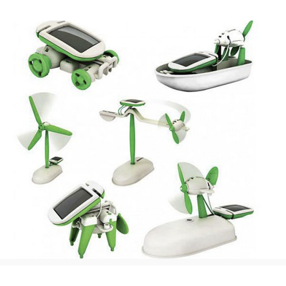 Robot Kits - 6 az 1-ben - Napelemes építőkészlet Robot Kits - 6 az 1-ben - Napelemes építőkészlet